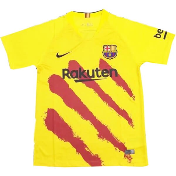 Camiseta de Entrenamiento Barcelona 2019 2020 Amarillo